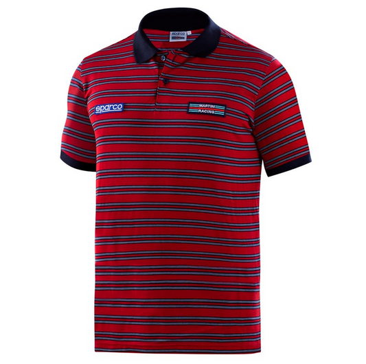 Polo Replica Sportline Stripes Martini